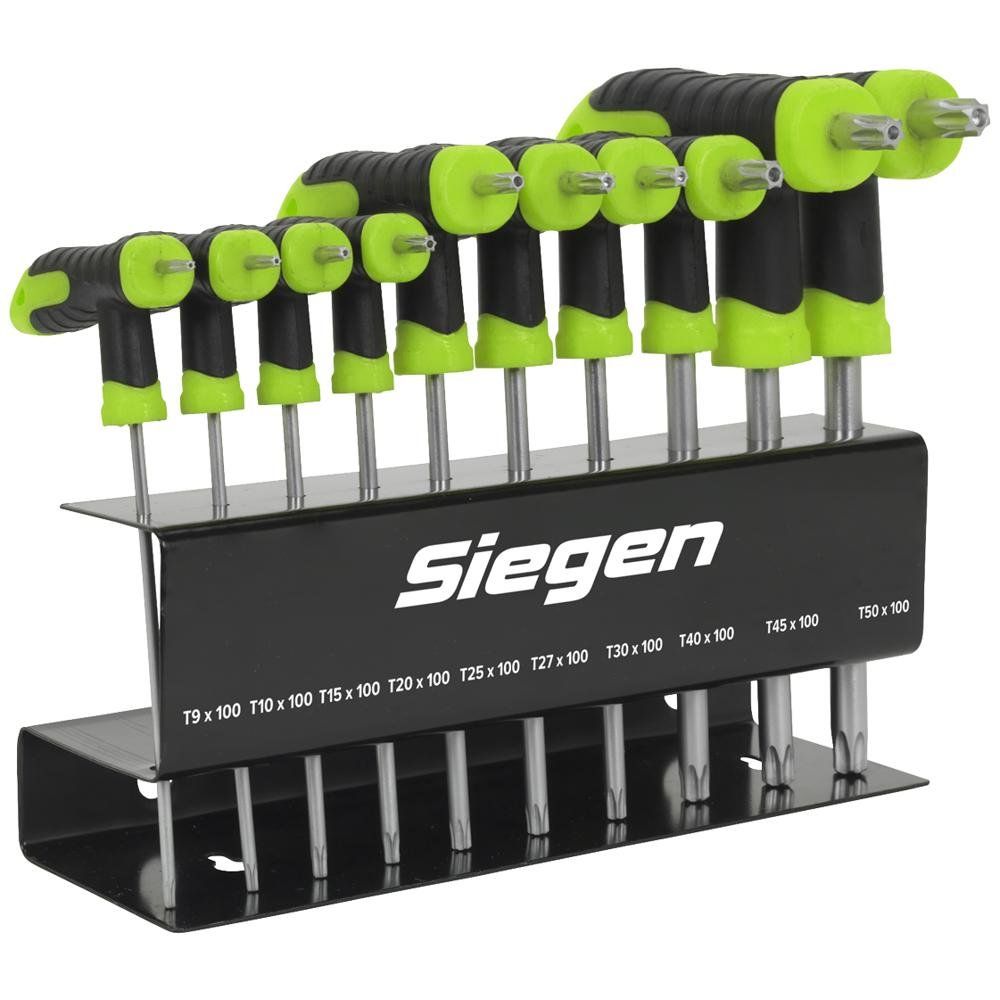 Siegen 10 Piece T Handle Torx Key Set - Image 1