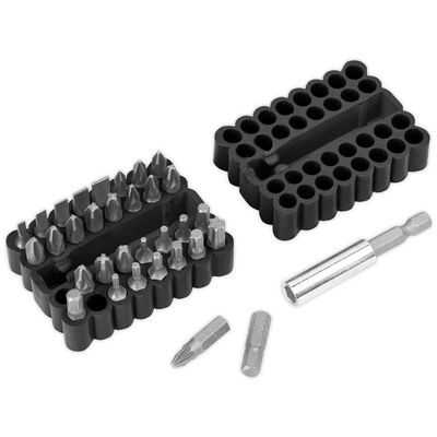 Sealey AK110 Bit & Magnetic Adaptor Set 33Pc