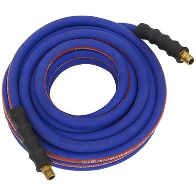 Sealey AH5R Air Hose 5M X Ø8Mm With 1/4inBsp Unions Extra-Heavy-Duty