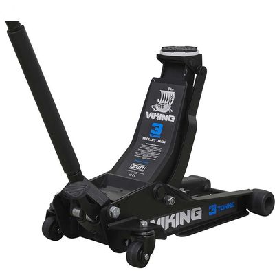 Sealey 3100TB Viking 3 Tonne Low Profile Professional Trolley Jack With Rocket Lift
