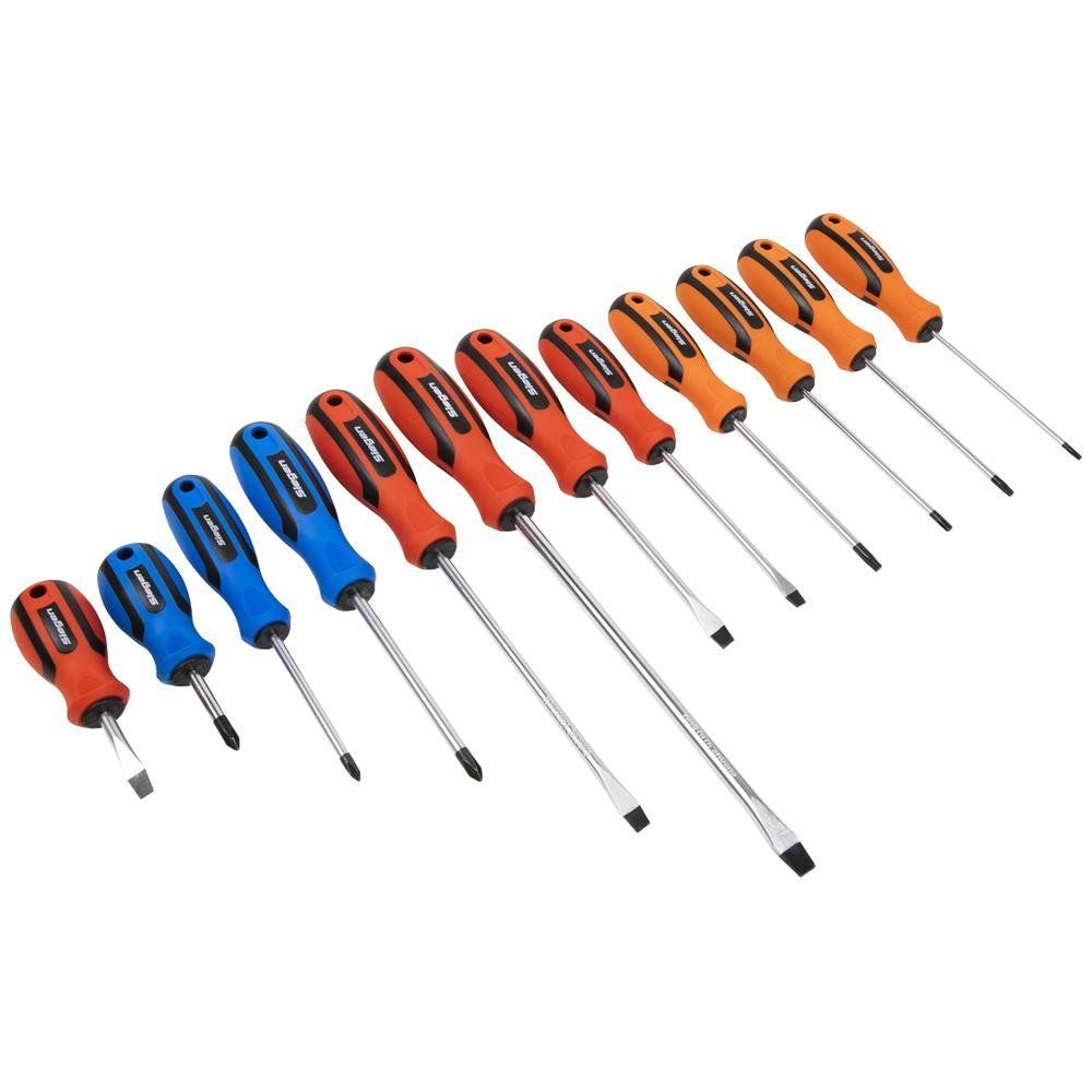 Siegen 12 Piece Soft Grip Screwdriver Set - Image 1
