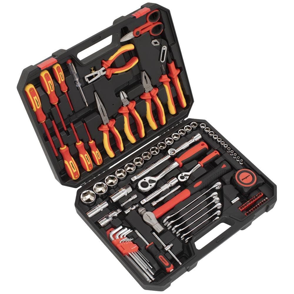 Siegen 90 Piece VDE Insulated Electricians Hand Tool Kit - Image 1