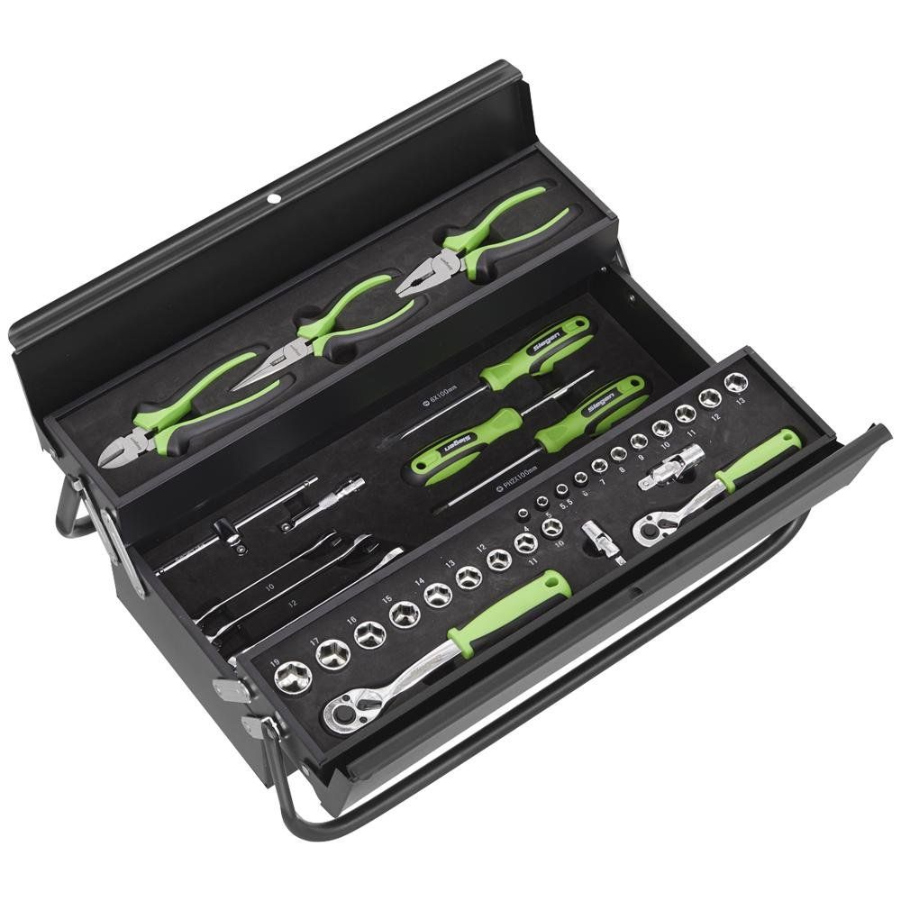 Siegen 70 Piece Cantilever Tool Box Tool Set - Image 1