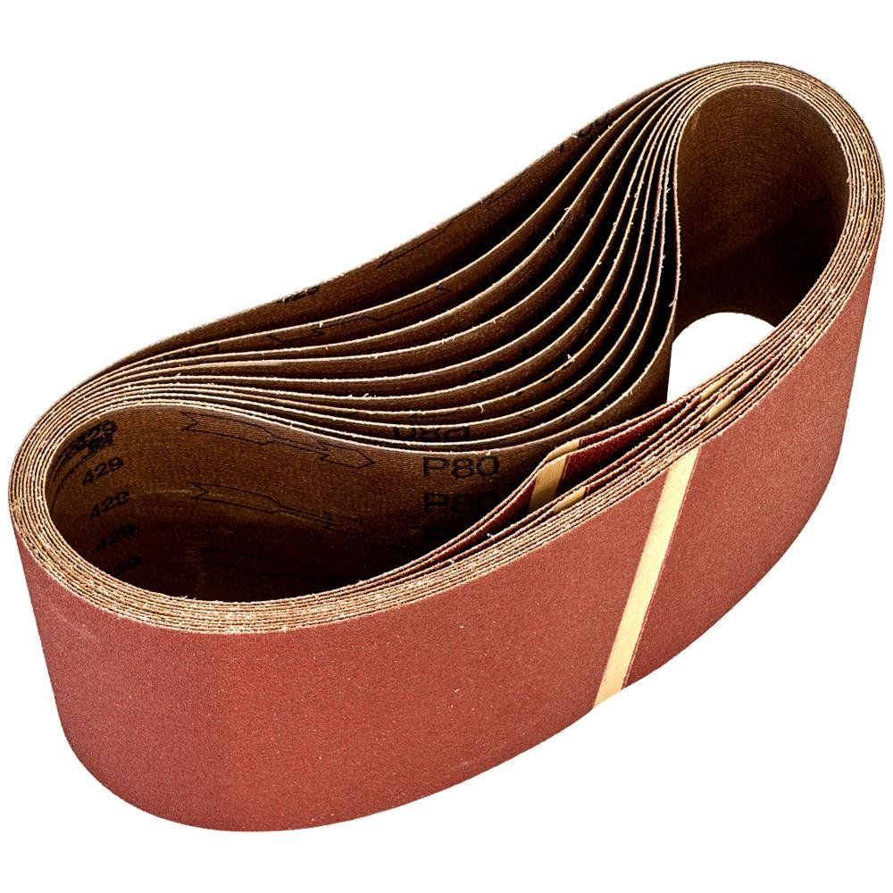 Sirius 100mm x 620mm Sanding Belt 100mm x 620mm 80g Pack of 10 - Image 1