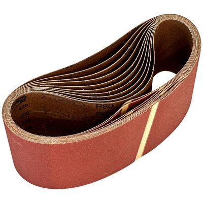 Sirius 100mm x 620mm Sanding Belt 100mm x 620mm 80g Pack of 10