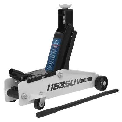 Sealey 1153SUV Long Reach High Lift Suv Trolley Jack 3 Tonne - Thumbnail 2