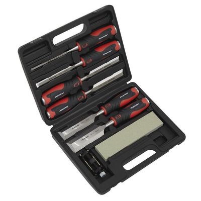 Sealey 8 Piece Hammer Thru Wood Chisel Set