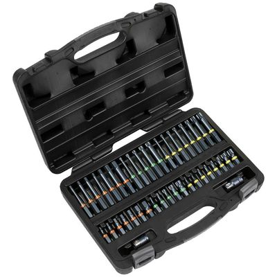Sealey AK21901 Trx-Star*/Hex/Spline Bit Set Impact 42Pc 3/8in & 1/2inSq Drive