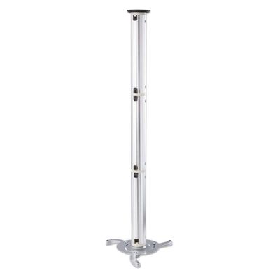 Manhattan Projector Mount Ceiling Universal Tilt & Swivel Height Range: 13 to 106cm Max 10kg Silver Lifetime Warranty
