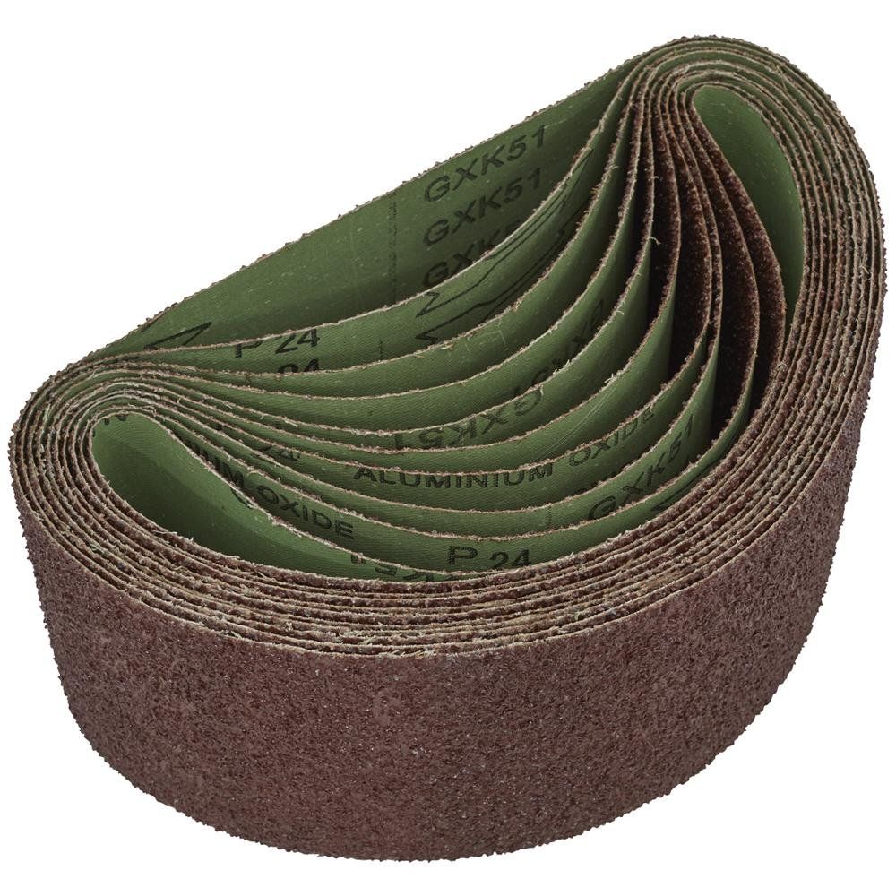 Sealey 100mm x 610mm Sanding Belt 100mm x 610mm 24g Pack of 5 - Image 1