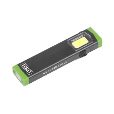 Sealey 3W Cob Led Super Beam Aluminium Mini Hand Torch | Led500Sb | Euro Car Parts