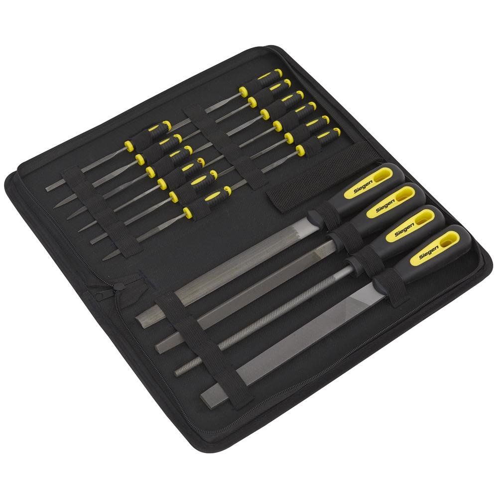 Siegen 16 Piece Engineer's and Needle File Set - Image 1