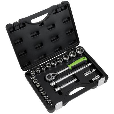 Siegen 21 Piece 1/2" Drive Hex Socket Set 1/2"