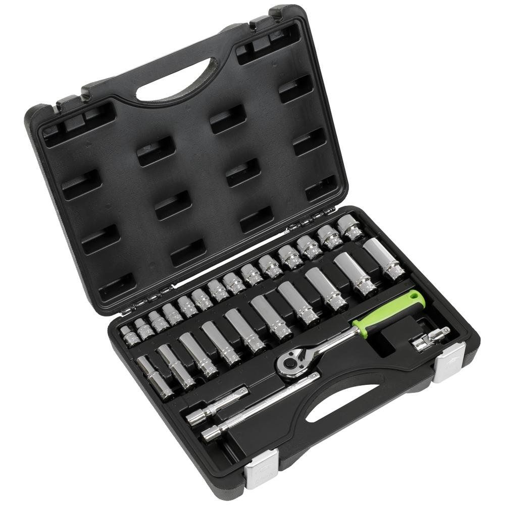 Siegen 28 Piece 3/8" Drive Hex Socket Set 3/8" - Image 1