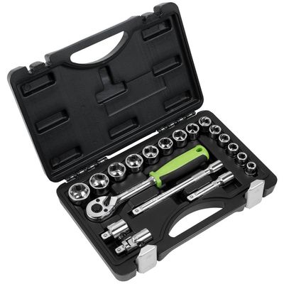 Siegen 19 Piece 3/8" Drive Hex Socket Set 3/8"