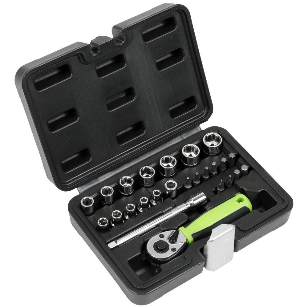 Siegen 25 Piece 1/4" Drive Hex Socket Set 1/4" - Image 1