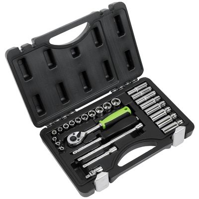 Siegen 26 Piece 1/4" Drive Hex Socket Set 1/4"