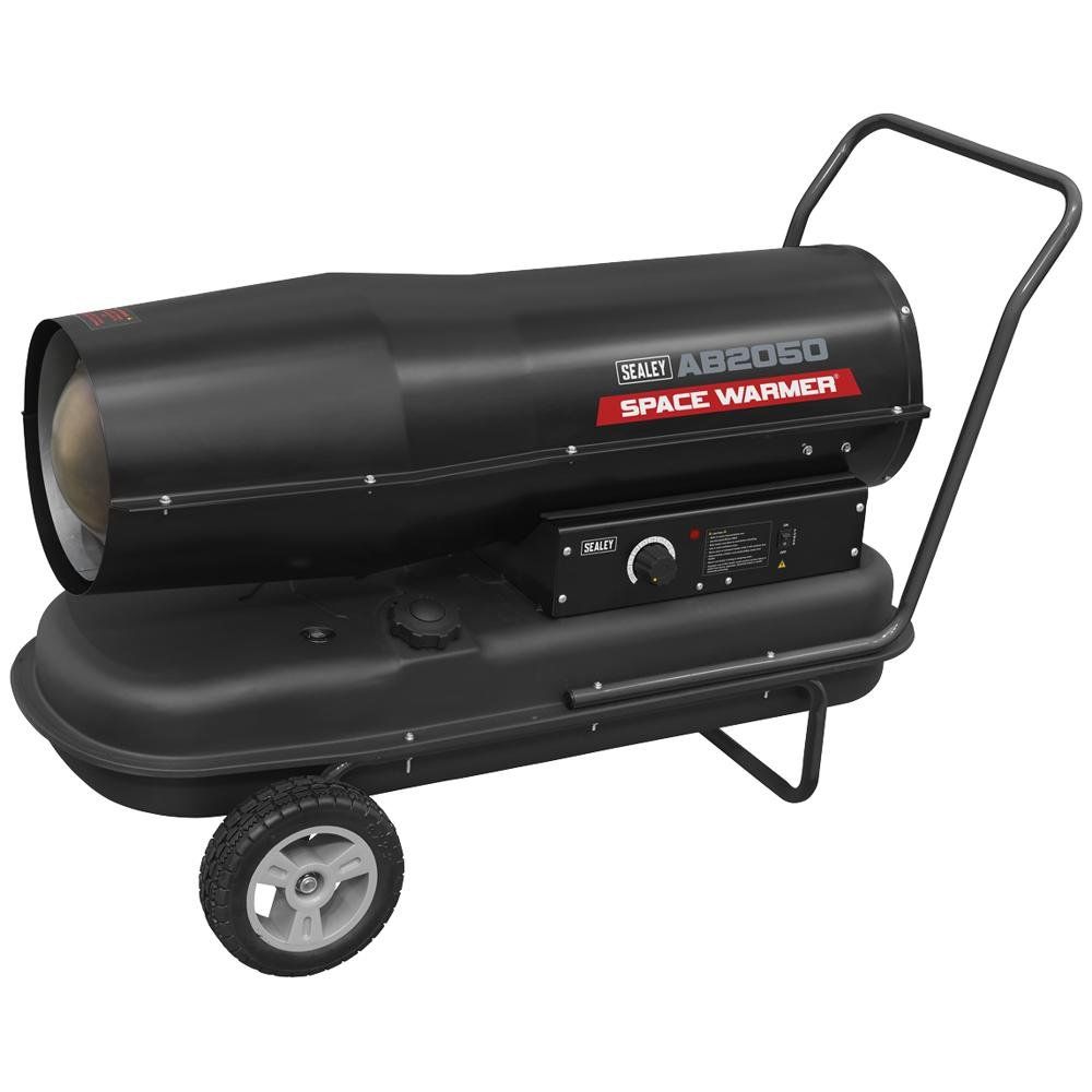 Sealey AB2050 Space Warmer® Kerosene/Diesel Heater 205 000Btu/Hr With Wheels - Image 1