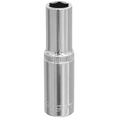 Siegen 3/8" Drive Deep Hexagon WallDrive Socket Metric 3/8" 10mm