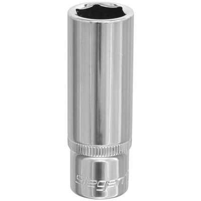 Siegen 3/8" Drive Deep Hexagon WallDrive Socket Metric