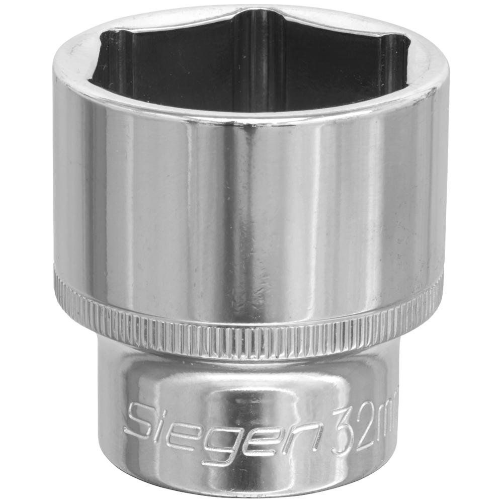 Siegen 1/2" Drive Hexagon WallDrive Socket Metric 1/2" 32mm - Image 1
