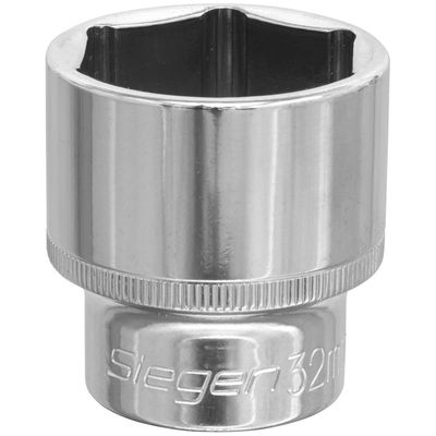 Siegen 1/2" Drive Hexagon WallDrive Socket Metric 1/2" 32mm