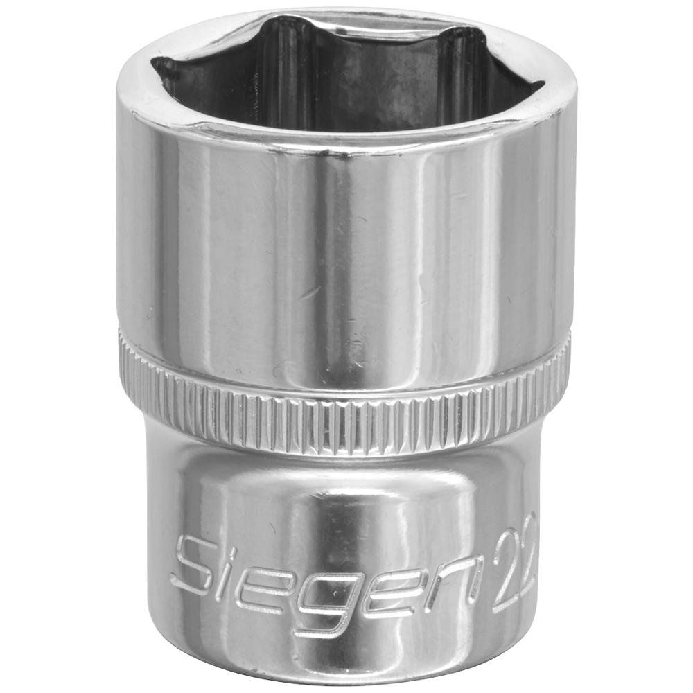 Siegen 1/2" Drive Hexagon WallDrive Socket Metric 1/2" 22mm - Image 1