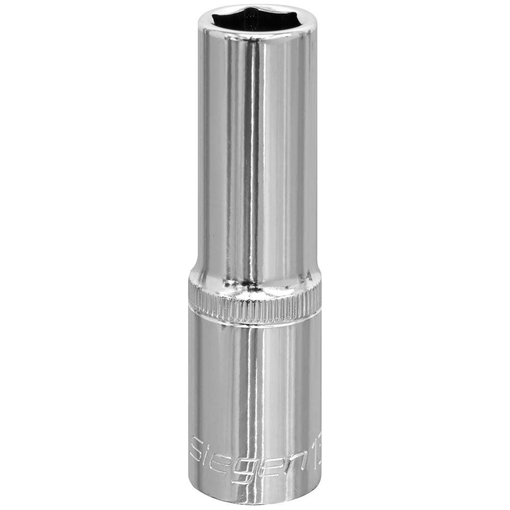 Siegen 1/2" Drive Deep Hexagon WallDrive Socket Metric 1/2" 13mm - Image 1