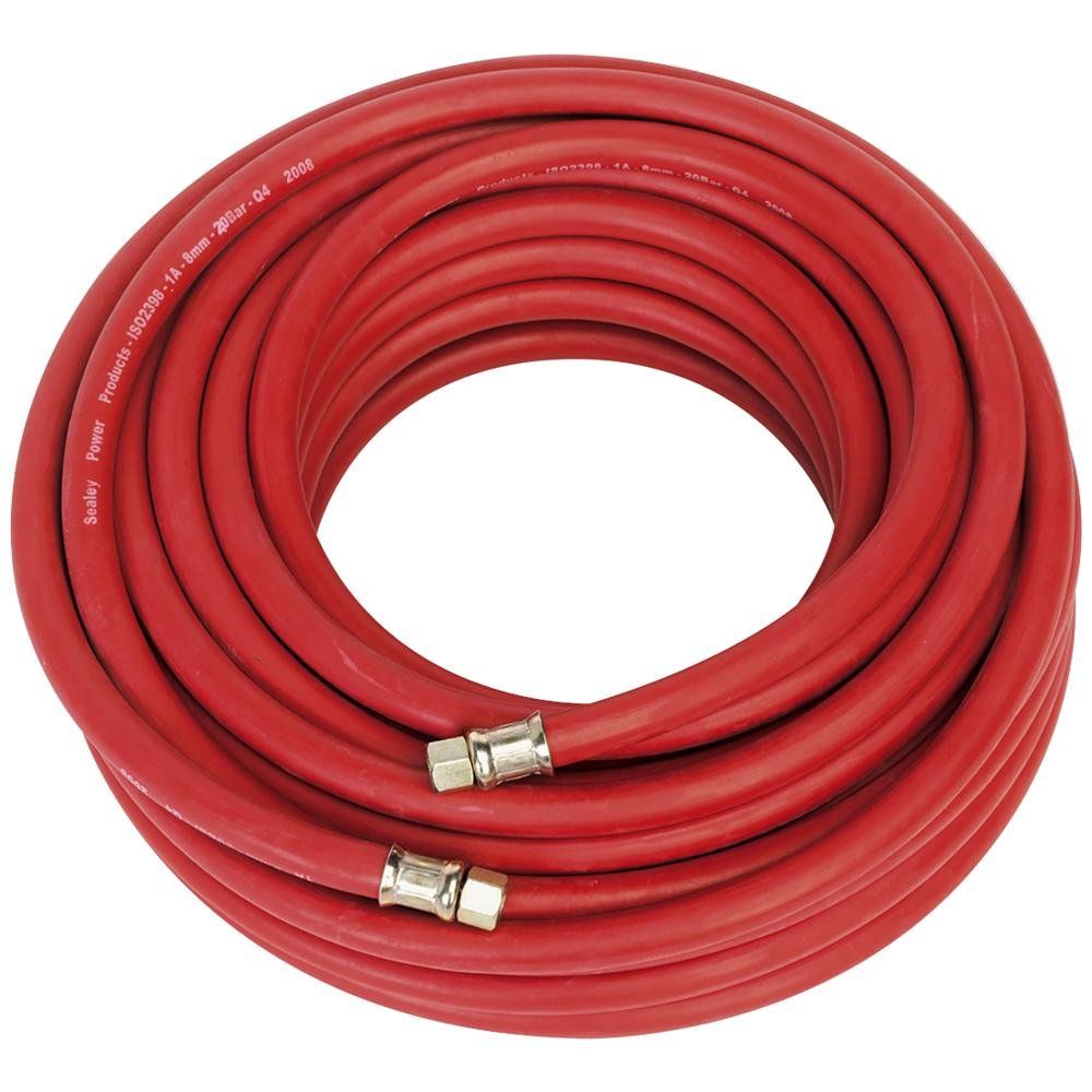 Sealey AHC20 Air Hose 20M X Ø8Mm With 1/4inBsp Unions - Image 1