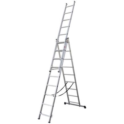 Sealey ACL3 Aluminium Extension Combination Ladder 3X9 En 131