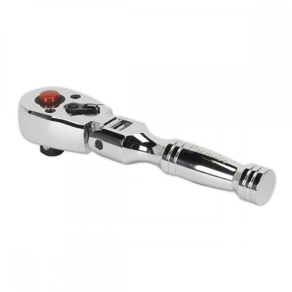 Sealey 3/8" Drive Flexible Head Stubby Ratchet 3/8" - Image 1