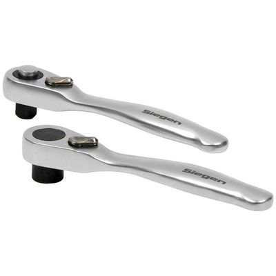 Siegen 2 Piece 1/4" Drive Micro Ratchet and Bit Driver Set 1/4"