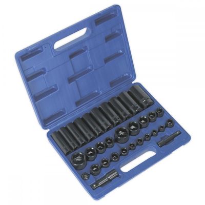 Sealey 32 Piece Combination Drive Impact Socket Set - Thumbnail 2