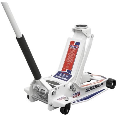 Sealey 3000SER Trolley Jack 3 Tonne Low Profile Rocket Lift