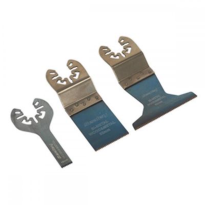 Sealey 3 Piece OIS Oscillating Multi Tool Universal Cutting Blade Set