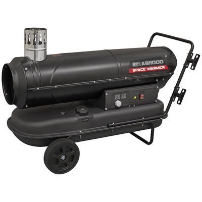 Sealey ABI1000 Indirect Space Warmer® Kerosene/Diesel Heater 102 000Btu/Hr With Wheels