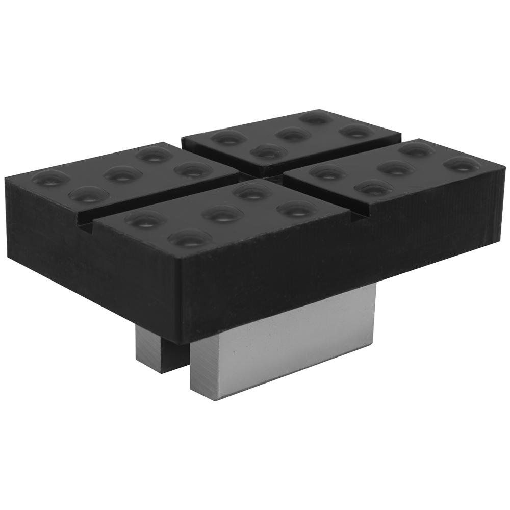 Sealey Cross Slotted Rubber Support for Viking Jacking Beams - Image 1