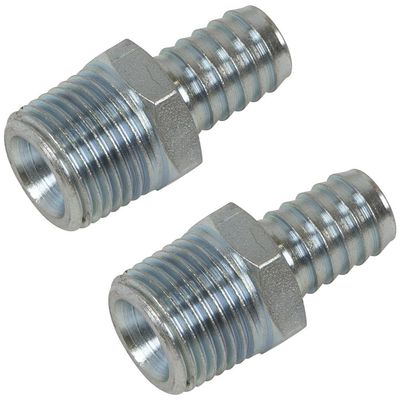 Sealey AC99 Screwed Tailpiece Male 1/2inBspt - Ø1/2in Hose - Pack Of 2