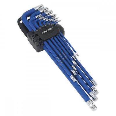 Sealey 13 Piece Anti Slip Extra Long Torx Allen Key Set