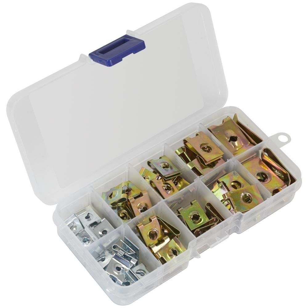 Sealey 74 Piece Spire Nut Assortment - Image 1