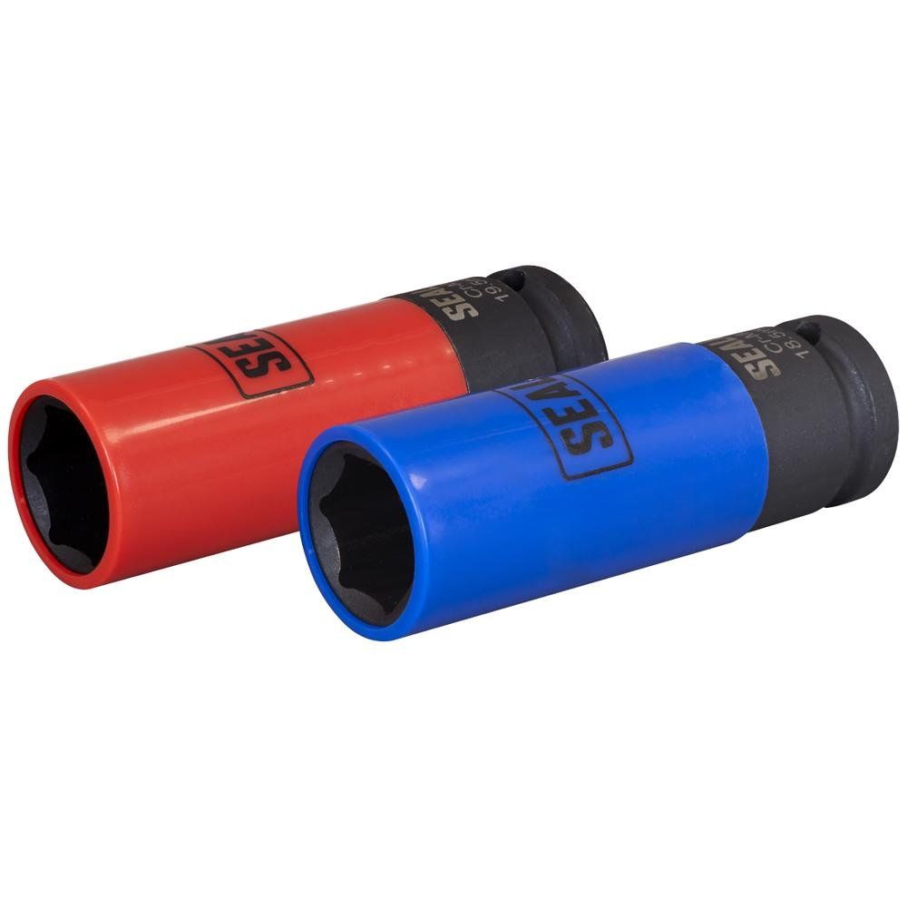 Sealey 2 Piece 1/2" Drive Alloy Wheel Impact Socket Set 1/2" - Image 1