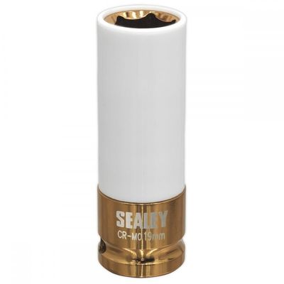 Sealey 1/2" Drive Impact Socket Metric for Alloy Wheels 1/2" 19mm