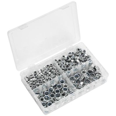 Sealey AB032LN Nylon Locknut Assortment 300Pc M6-M12 Metric