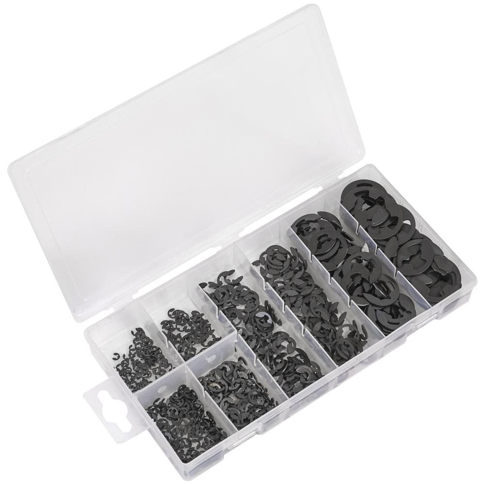 Sealey AB012ER E-Clip Retainer Assortment 800Pc Metric - Image 1