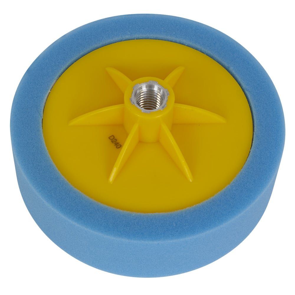 Sealey 150 X 50Mm Buffing & Polishing Foam Head 5/8inUnc - Blue/Medium - Image 1