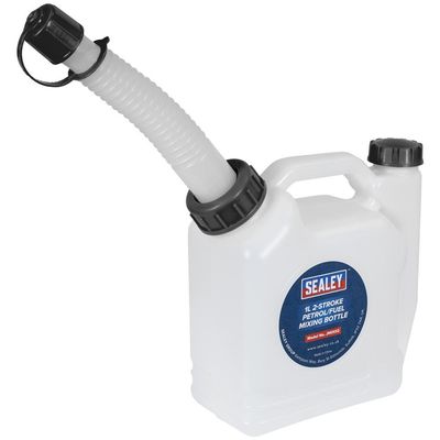 Sealey 2 Stroke Fuel Mixing Bottle and Flexible Spout 1l
