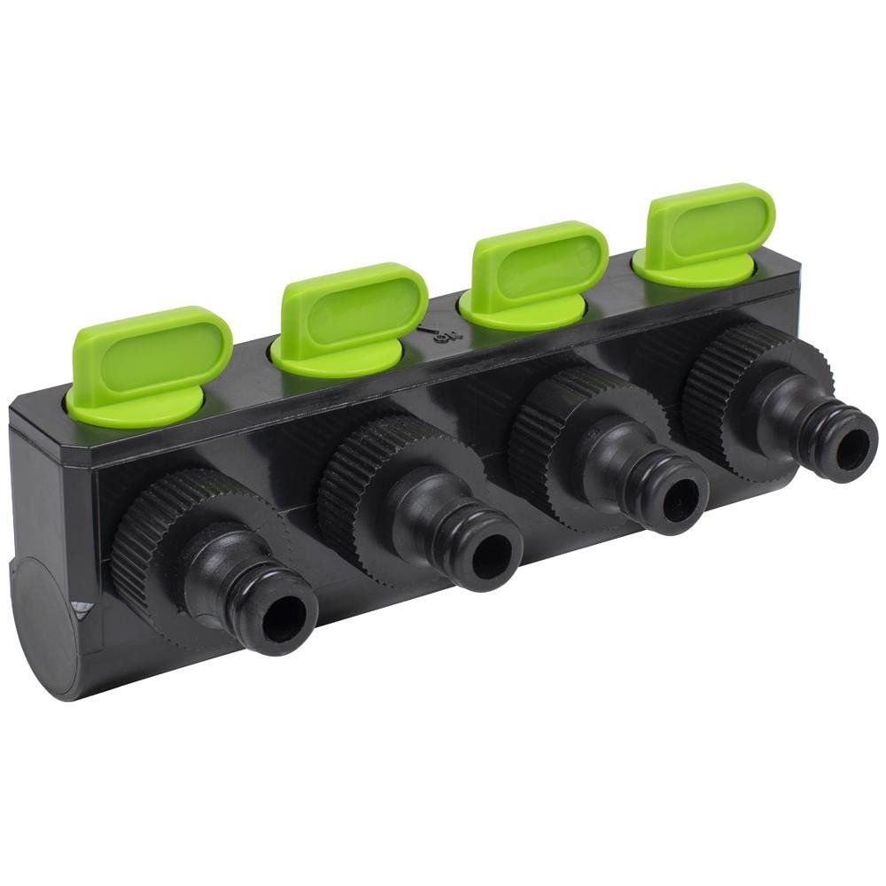 Sealey 4 Way Garden Tap Water Distributor - Image 1