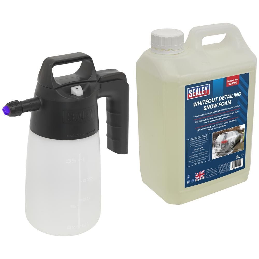 Sealey Premier Snow Foam Sprayer with Snow Foam - Image 1