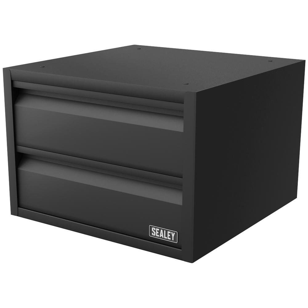 Sealey 2 Drawer Cupboard Standalone or Add On for Modular Racking Kits - Image 1