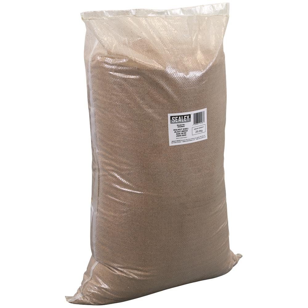 Sealey Walnut Shell Blast Media 25kg - Image 1